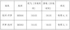 杭州直飛開羅航線11月開通 航線網絡實現覆蓋五大洲(附圖)-迪拜國際快遞