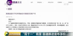 <b>海運拼箱價格快遞企業“漲聲再起”！繼中通之后，圓通宣布“雙十一”漲價</b>