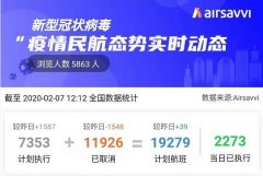沙特阿拉伯的空運-疫情民航航班實時動態:2月7日國內執行航班數量回升