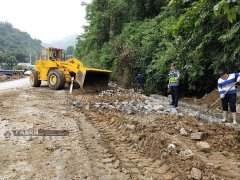 阿聯酋空運-鳳山路政執法大隊處置一起建筑材料堆積案(圖)