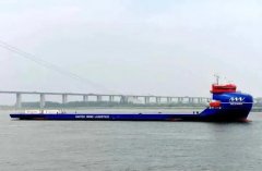 萬噸級全電力推進甲板運輸船首制船“Boldwind”輪順利交付